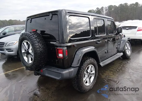 2018 Jeep Wrangler Unlimited Sahara 4X4 z USA, uszkodzony, nr VIN 1C4HJXEN7JW326938